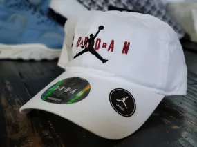 Air Jordan Jumpman White/Red Velcro Kid's Youth Size Hat 4/7