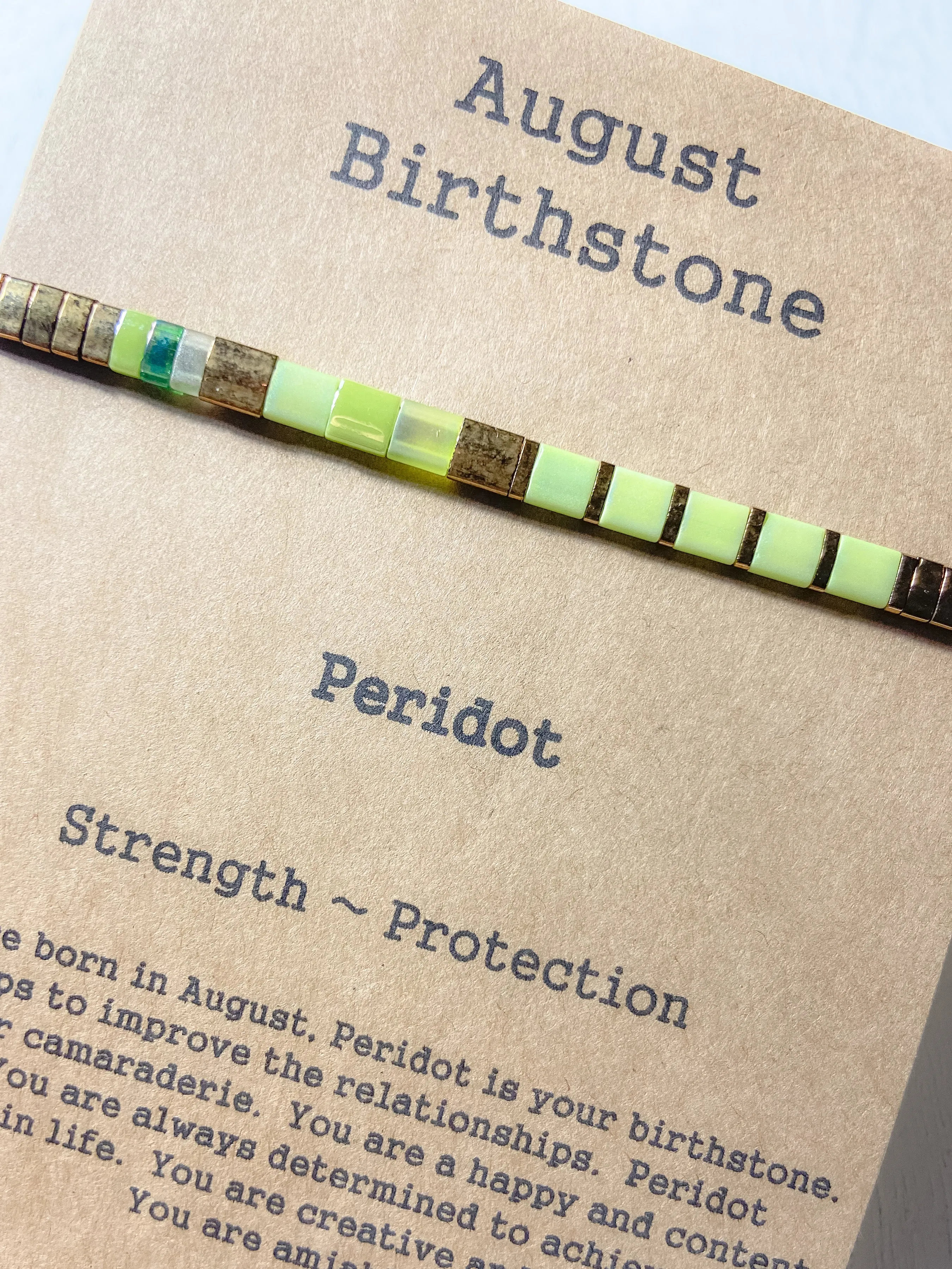 August Birthstone