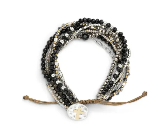 Black Prayer Bracelet