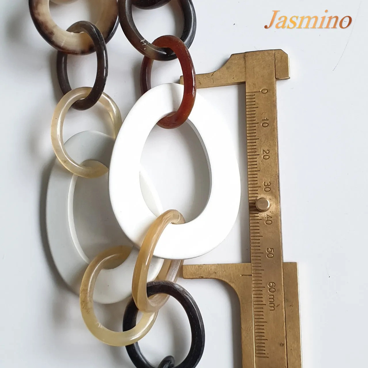Buffalo Horn Necklace J17405, Natural Handmade from Vietnam
