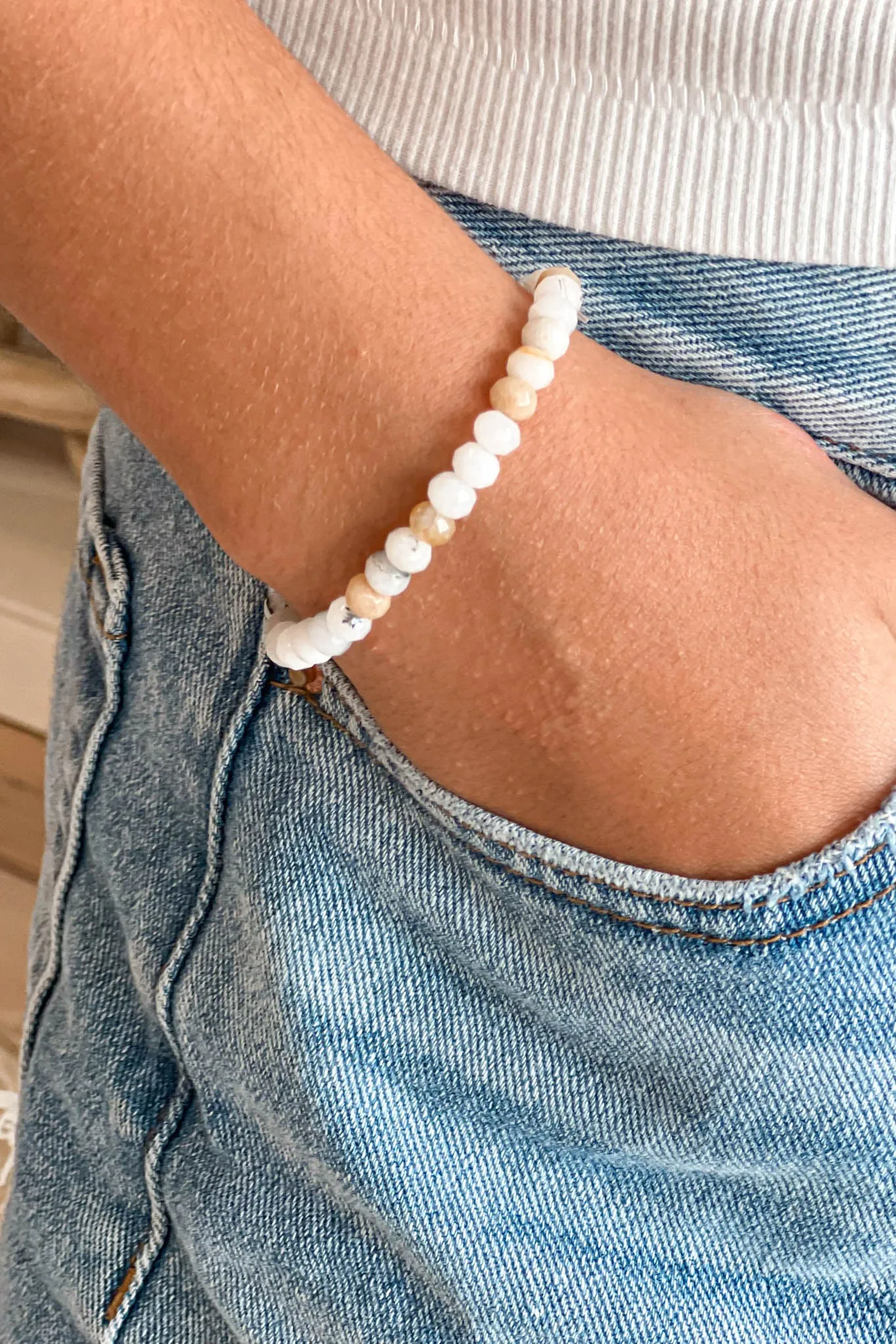 Crystal Beaded Bracelet